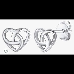 Heart Knot Earrings